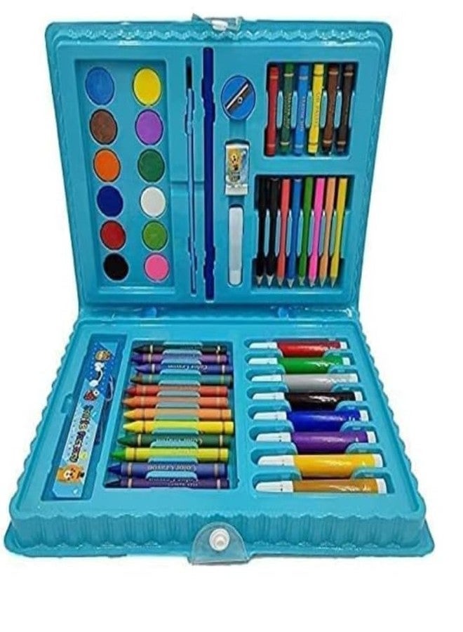 Manos Drawing & Painting Set Art & Craft Supplies 12 Crayon 8 Sketch Pens 8Pencils 6 Oil Plaster 12 Water Best Gift for Boys - Image 1
